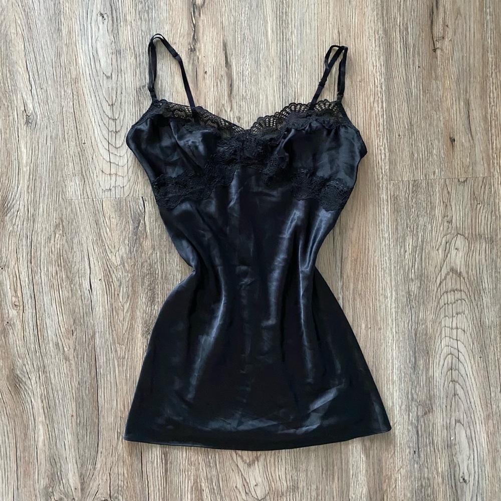 Victoria Secret Black Slip Dress